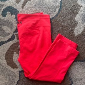 Under Armour Orange Workout Capris